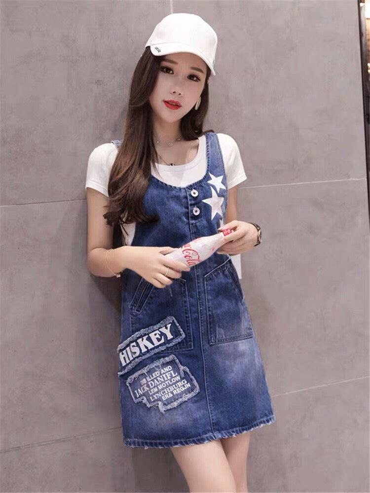 ĐẦM YẾM JEAN SUÔNG IN HỌA TIẾT NGÔI SAO